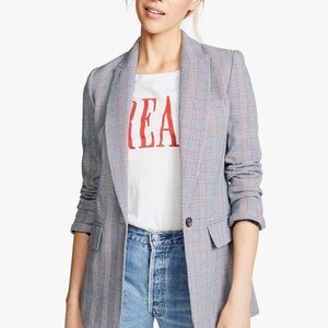 Equipment Women's Plaid Single Breasted Jeanne Blazer. Size 6